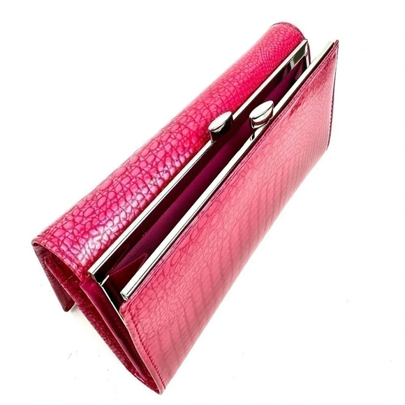 New Genuine Leather Large Wallet Crocodile gift box - Picture 10 of 12